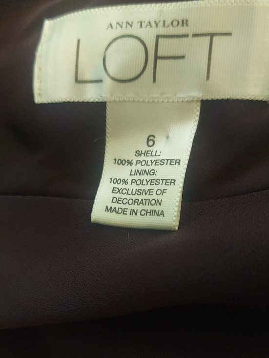 LOFT Tops - Black Dark Purple Camisole